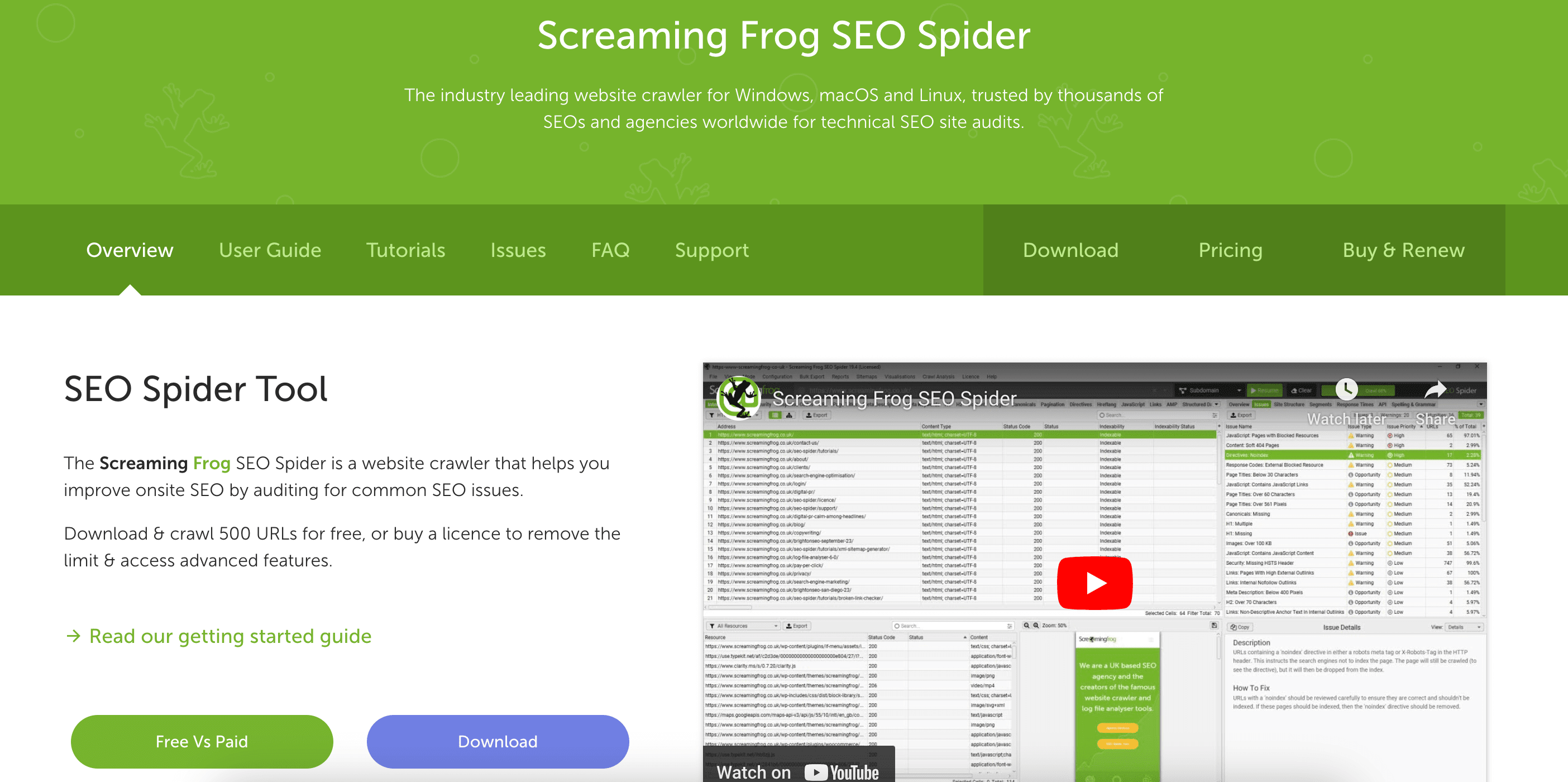 Screaming Frog